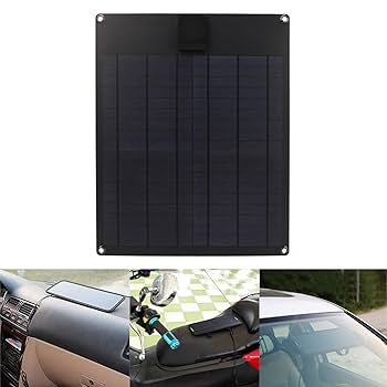 Amazon.co.jp: 太陽光発電電源パネル、20W 5V 12V 耐熱性安全な